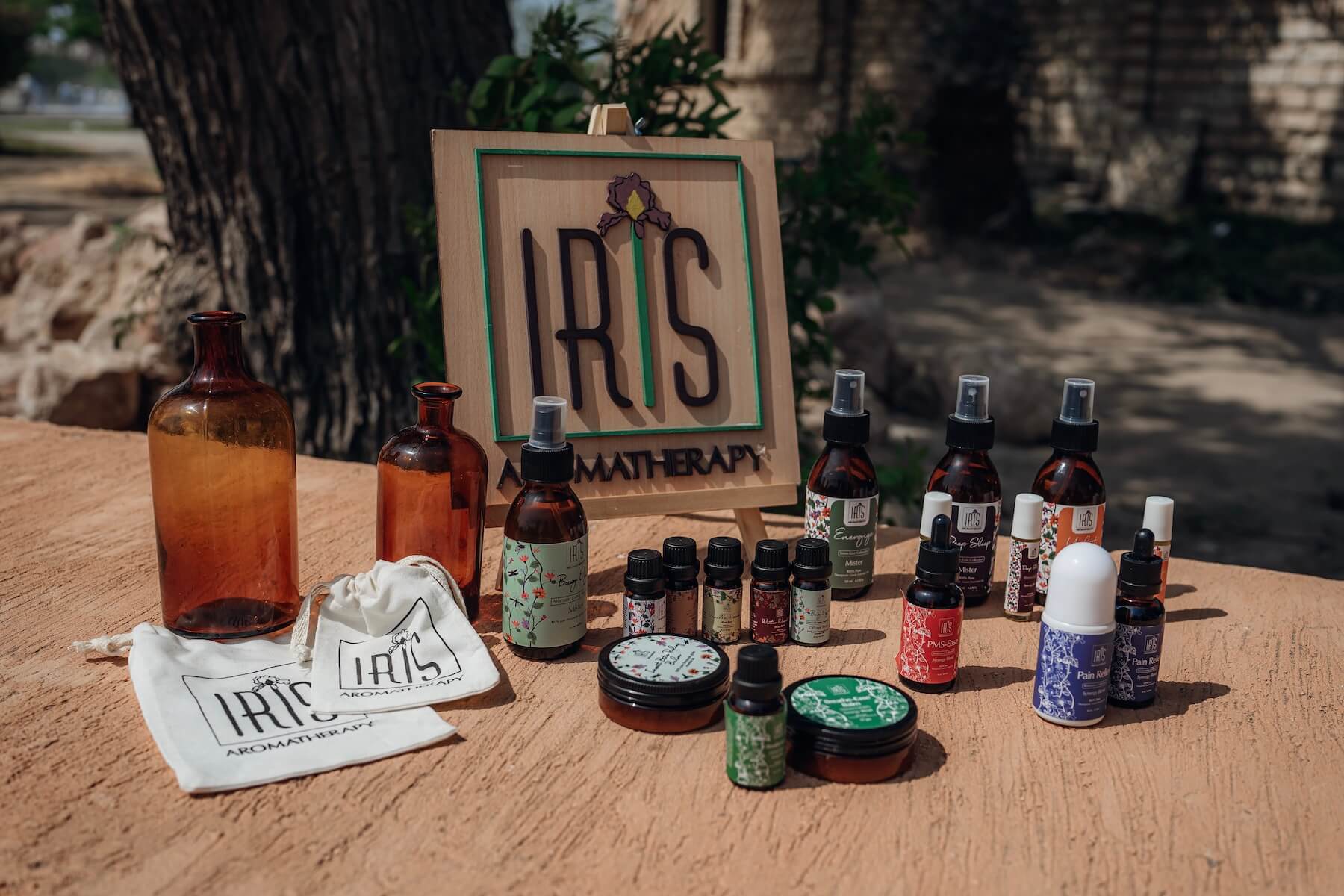 Iris aromatherapy